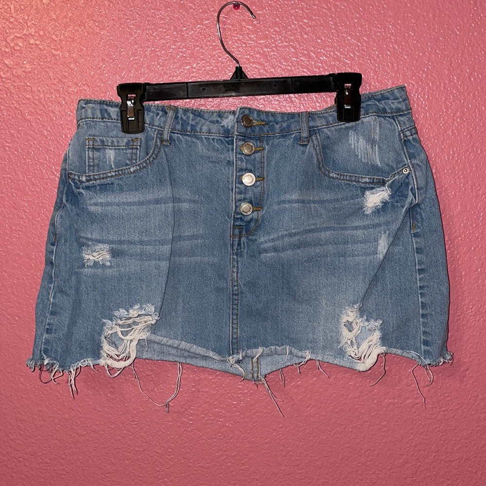 Denim skirt